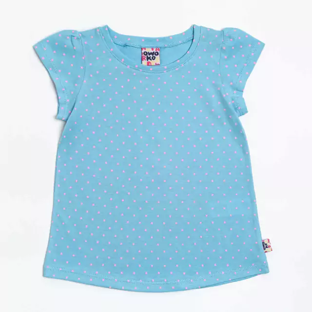Remera Estrellas Celeste 2 a 8 años