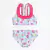Bikini Frutal Celeste 2 a 8 años