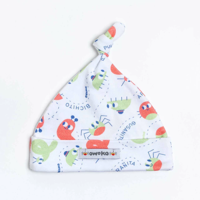 Gorro Amiguitos Blanco ÚNICO