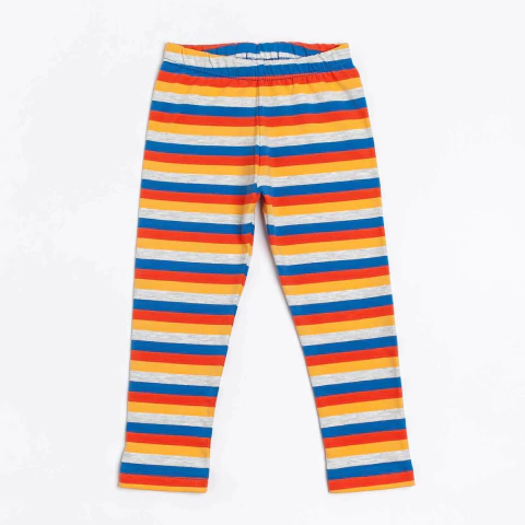 Calzas Rayadas Naranja 2 a 8 años - comprar online