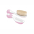 CHICCO Cepillo y Peine Cerda natural Rosa 0m+