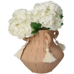 FLORERO CERAMICA BEIGE - comprar online