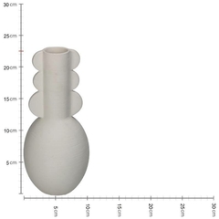 FLORERO PORCELANA BLANCO - tienda online