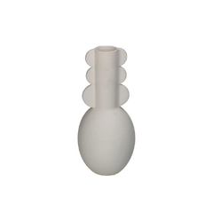 FLORERO PORCELANA BLANCO