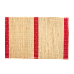 INDIVIDUAL BAMBOO ROJO