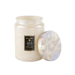 VELA SANTAL VANILLE VIDRIO MEDIANA - comprar online