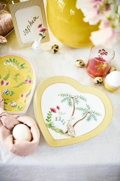 Imagen de SET 2 PLATOS CORAZON LA MAJORELLE AMARILLO 21.5CM