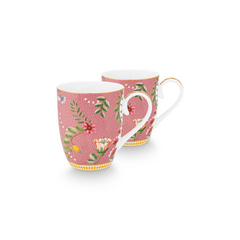 SET 2 MUGS GRANDE LA MAJORELLE ROSA - comprar online