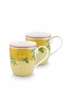 SET 2 MUGS LA MAJORELLE AMARILLO 145ML