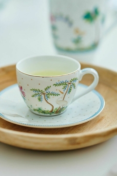 SET 2 TAZAS DE ESPRESSO JOLIE DOTS GOLD - comprar online