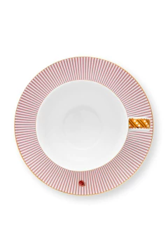 SET 2 TAZAS CON PLATO LA MAJORELLE ROSA - tienda online