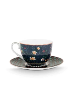 SET/2 TAZA C/PLATO BERRY BLUES 280ML - tienda online
