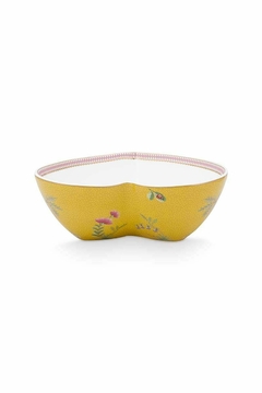BOWL FUENTE HORNO CORAZON LA MAJORELLE AMARILLO en internet