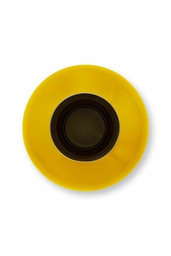 FLORERO METAL MEDIANO OCRE - comprar online