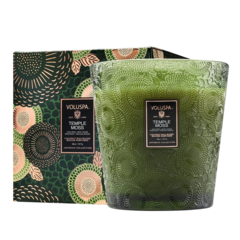 VELA TEMPLE MOSS VIDRIO GRANDE - comprar online