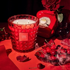 CHERRY GLOSS VELA EN FRASCO DE VIDRIO GRANDE - SENTIDO