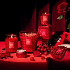 Imagen de CHERRY GLOSS VELA EN FRASCO DE VIDRIO GRANDE