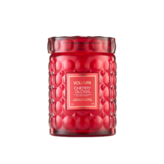 CHERRY GLOSSS VELA EN FRASCO DE VIDRIO MEDIANA