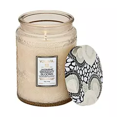 JASMINE MIDNIGHT VELA EN FRASCO DE VIDRIO MEDIANA - comprar online