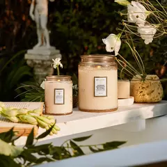 JASMINE MIDNIGHT VELA EN FRASCO DE VIDRIO MEDIANA - tienda online