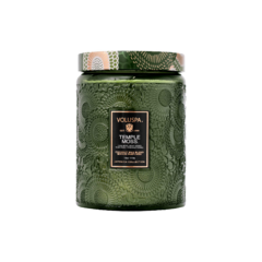 TEMPLE MOSS VELA EN FRASCO DE VIDRIO MEDIANA