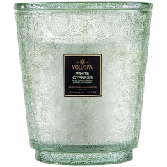 VELA WHITE CYPRESS VIDRIO GIGANTE