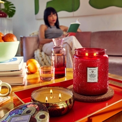 VELA GOJI TAROCO VELA EN FRASCO DE VIDRIO GRANDE - tienda online