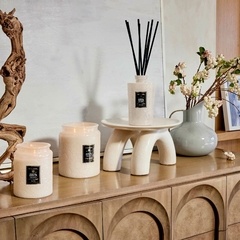 VELA SANTAL VANILLE VELA EN FRASCO DE VIDRIO GRANDE - SENTIDO