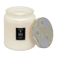 VELA SANTAL VANILLE VELA EN FRASCO DE VIDRIO GRANDE - comprar online