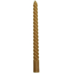 VELA ESPIRAL OCRE - comprar online