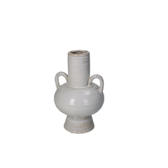 FLORERO CERAMICA BEIGE