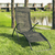 Reposera Glider Acero Textileno Color Negro - Keter Argentina