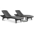 Juego De Reposeras Y Mesa Keter Pacific Sun Gris