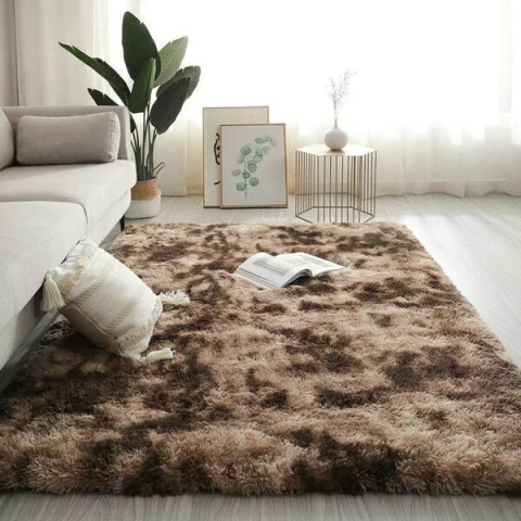 Alfombra Nordica de pelo largo 150x200cm - Blanco Galil