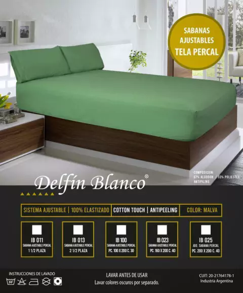 Sabana Ajustable Delfin Blanco - Blanco Galil