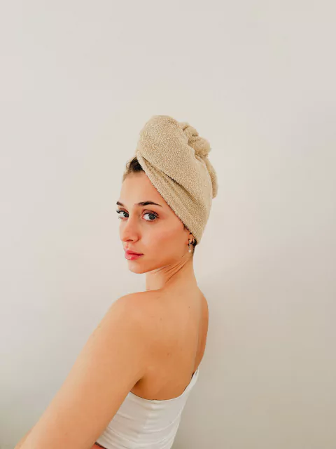 Turbante Cofia Baño Toalla 100% Algodon FRANCO VALENTE