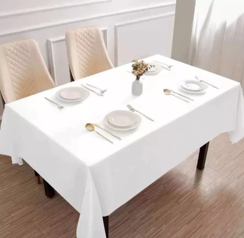 Mantel Ecocuero 140x240cm - Blanco Galil