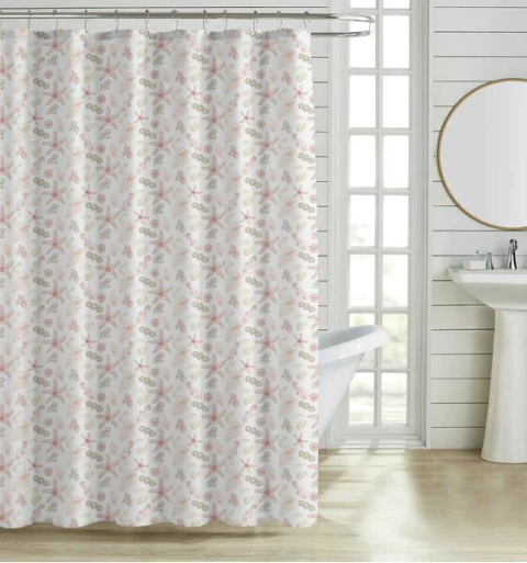 Cortina de Baño TEFLON + ganchos + bolso - comprar online