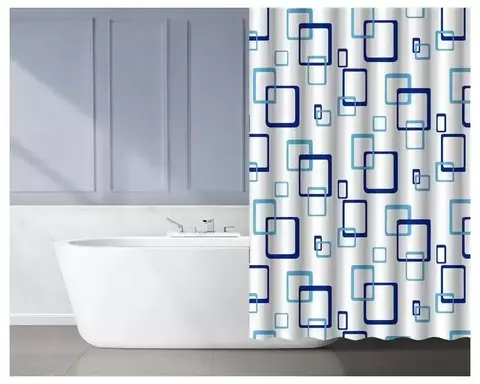 Imagen de Cortina de Baño RASO + ganchos