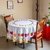 Mantel Redondo Estampado City Blanco - comprar online