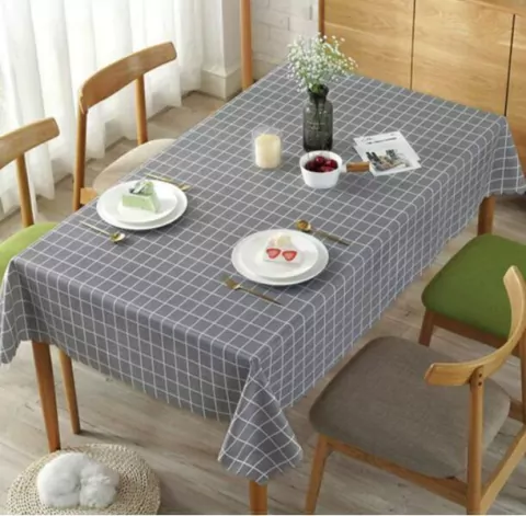 Mantel Tela Simil Lino Rectangular City Blanco - comprar online