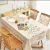 Mantel Rectangular Estampado City Blanco - Blanco Galil