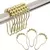 Ganchos Cortina de Baño Roller Metálicos ORO