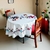 Mantel Redondo Estampado City Blanco - Blanco Galil