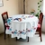 Mantel Redondo Estampado City Blanco - tienda online