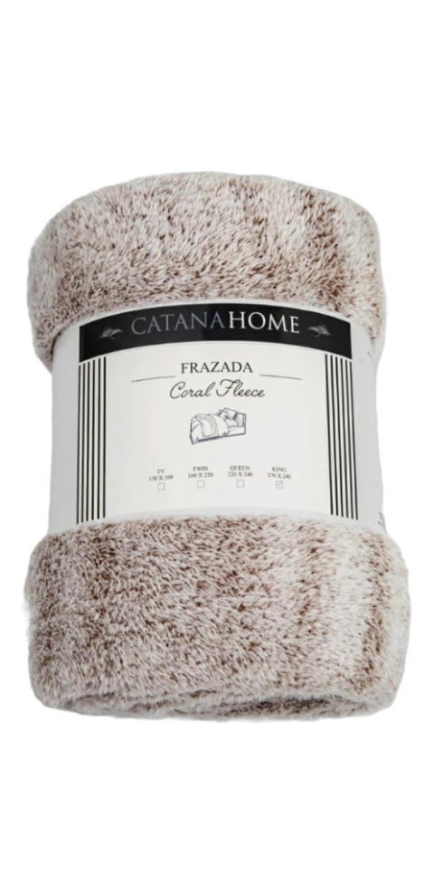 Frazada coral fleece Catana Home - tienda online