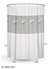 CORTINA BAÑO TEFLON CON ORGANZA - tienda online