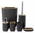 Set de Baño x 6 piezas NEGRO - comprar online