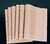 Pack 6 Individual Rectangular pvc DOBLE MARCO - comprar online