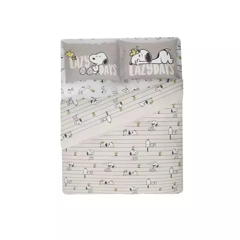 Juego Sabanas Piñata 2 1/2 Plazas - Blanco Galil